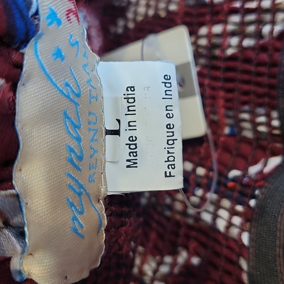 Anthropologie Mynah’s Reynu Taandon Keshika Ruffled Maxi Skirt, Size Large - Picture 9 of 12